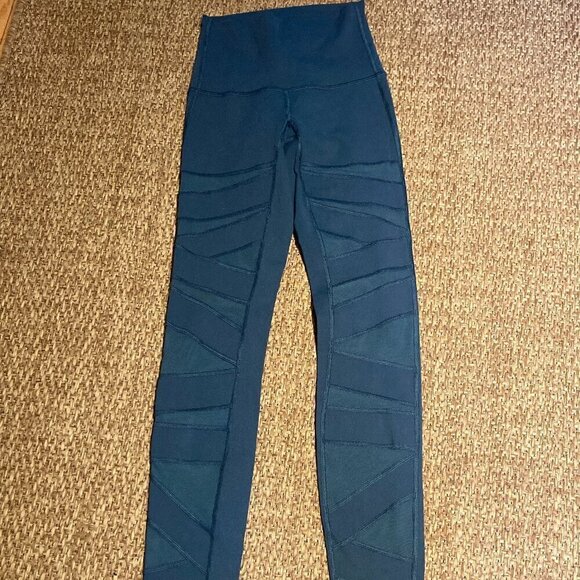 Lululemon Wunder Under Pant (Hi-Rise) (Tech Mesh 31") Submarine size 2 - Picture 2 of 9